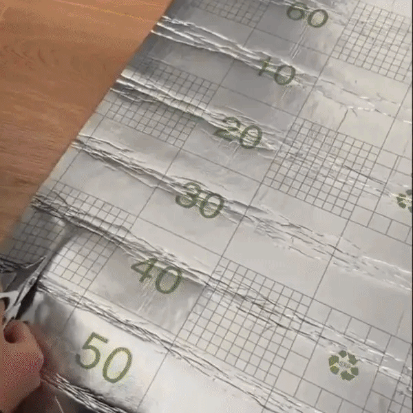 Tapete adesivo em ação - aplicação e uso pelo gato